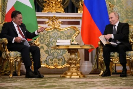 Putin thanks Myanmar for present of 6 elephant calves as he meets junta chief
 | EUROtoday