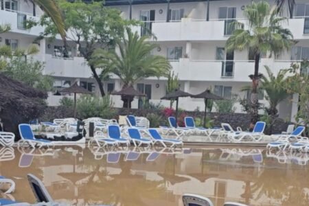 Canary Island: More than 100 liters per sq. meter – rain and dirt flood Lanzarote
 | EUROtoday