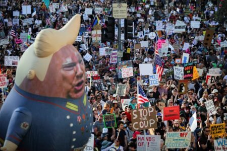Trump and Musk denounced as hundreds protest in cities throughout US: ‘The politics of Mussolini’
 | EUROtoday
