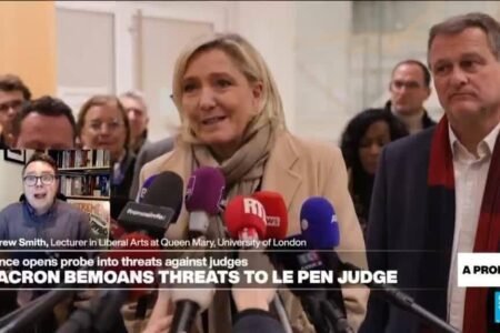 Threats in opposition to Le Pen trial judges ‘reek of 1934’, researcher says
| EUROtoday
