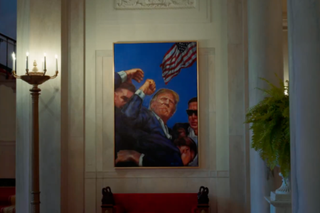 Trump strikes Obama’s White House portrait throughout the corridor to make room for portray of his personal assassination try
 | EUROtoday