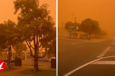 Watch: Hazardous mud storm turns sky eerie orange | News
 | EUROtoday