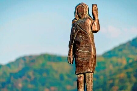 But the place did the statue of Melania Trump go?
 | EUROtoday