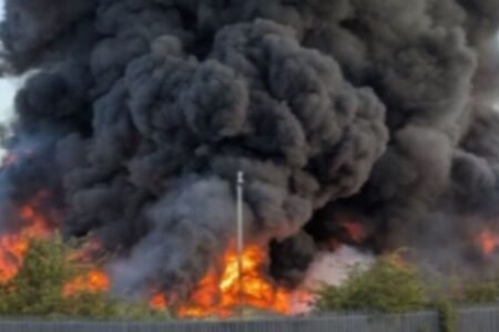 Rushden hearth LIVE: Smoke seen for miles after industrial property blaze | UK | News
 | EUROtoday