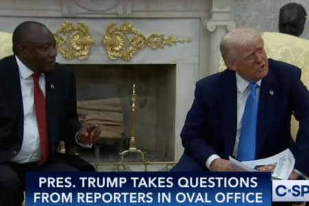 Trump Rages At Reporter As Qatari Jet Question Derails South Africa Meeting
 | EUROtoday