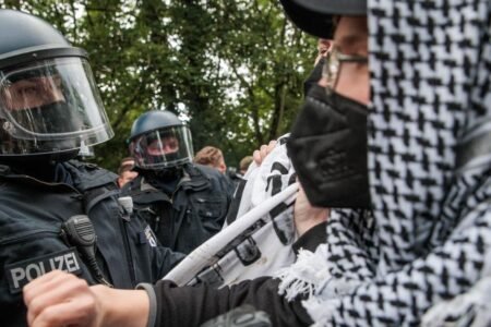 Pro-Palestine demo escalated-participants trampled cops
| EUROtoday