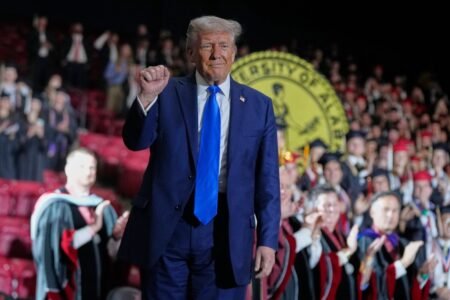 Trump on the stump once more in graduation deal with with rambling tales and trans slams
 | EUROtoday