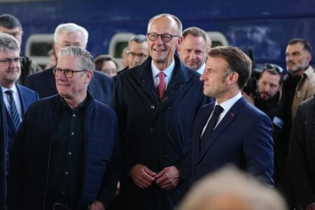 Merz, Macron and Strandmer arrived in Kyiv
 | EUROtoday